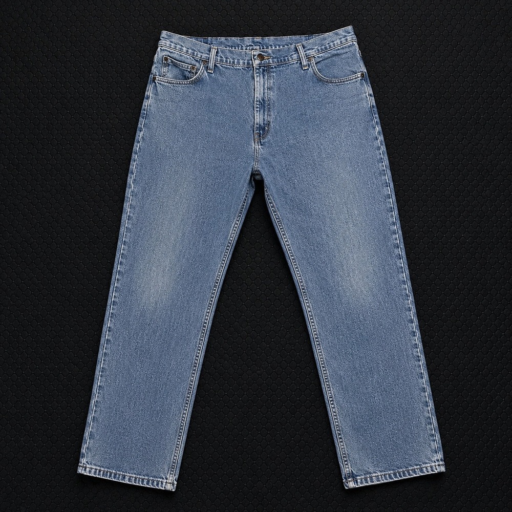 Wrangler Premium Quality Regular Fit Jeans Men's 42x30 Light Wash Denim